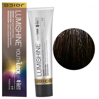 Gray hair dye joico lumishine youthlock 74 ml 5nna/5.001 light brown natural ash, , medium
