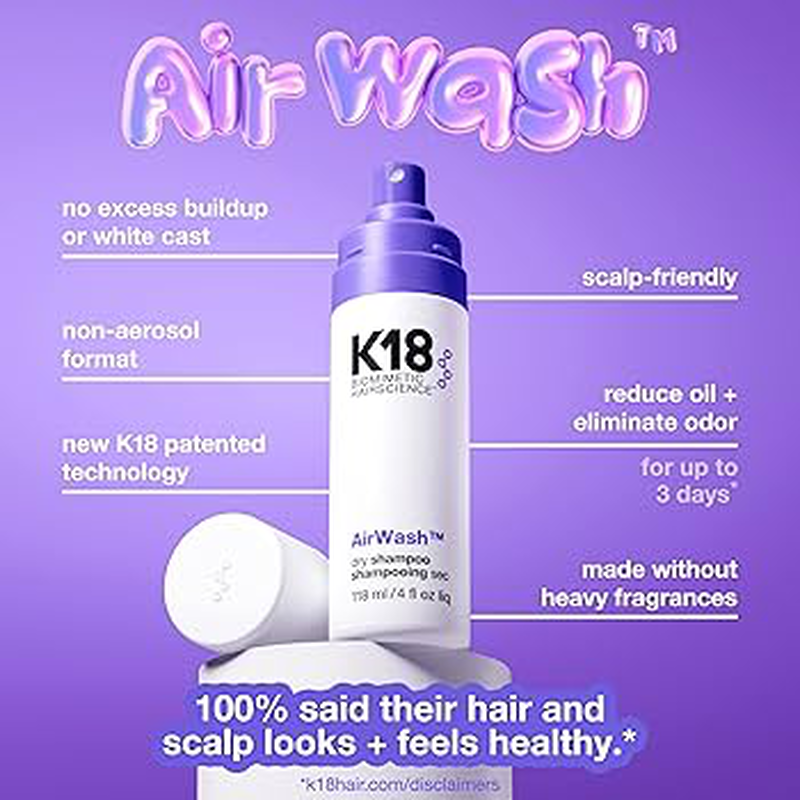 Product image: K18 hair Airwash™ dry shampoo 118ml, , medium-null