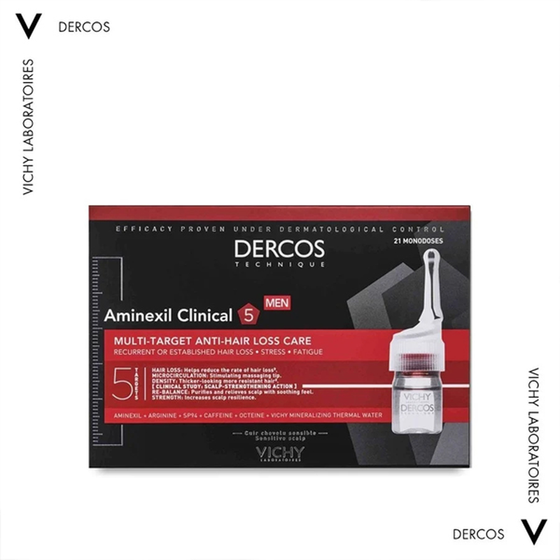 Dercos Aminexil Clinical 5 Hommes 21x6Ml-null