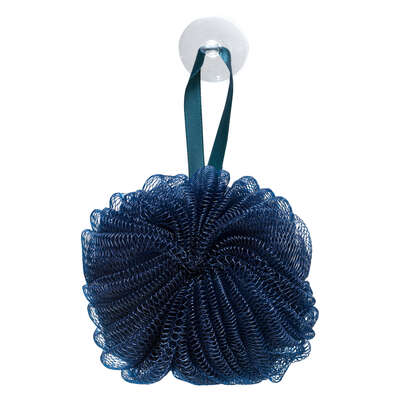 5five bath sponge flower with suction - assorted colors, , medium