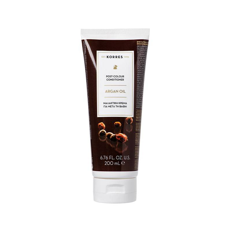 Korres post colour hair conditioner with argan oil 200ml image number null
