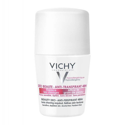 Vichy deo ideal finish, deodorant 48hours antiperspirant roll on 50ml, , medium