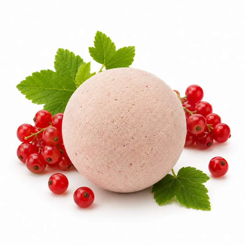 Foaming bath bomb red currant, , medium-null