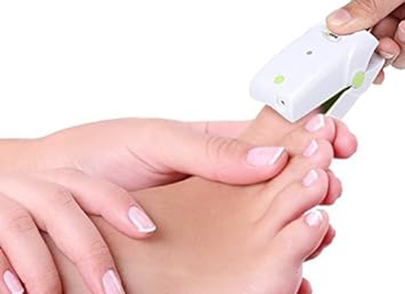 Phototherapy nail fungus remover and nail cleaning device. image number null