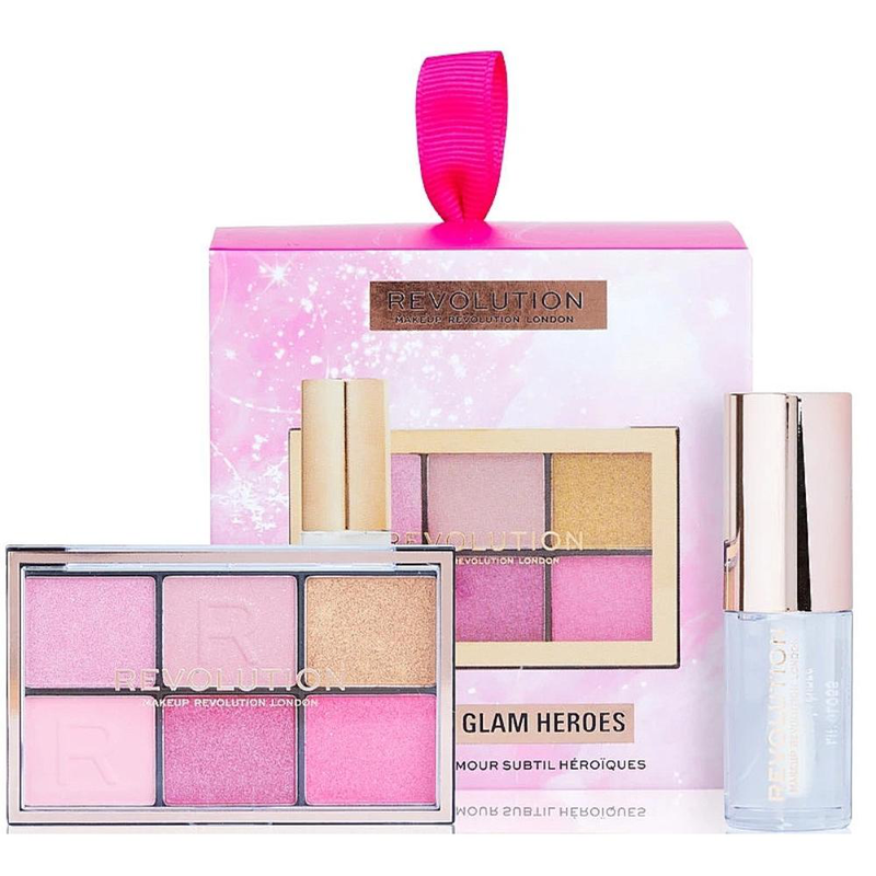 Revolution set - mini soft glam heroes 2 pieces make up set, , medium image number null