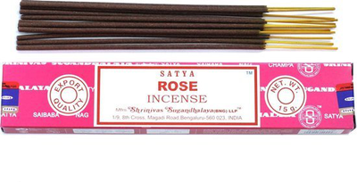 Aw satya incense 15gm - rose, , medium