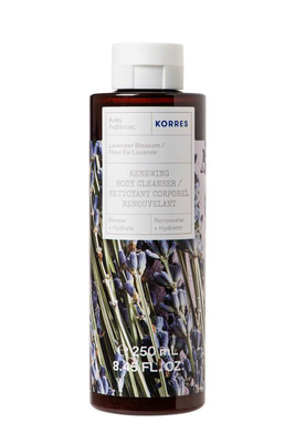 Korres lavender blossom renewing body cleanser 250ml, , medium