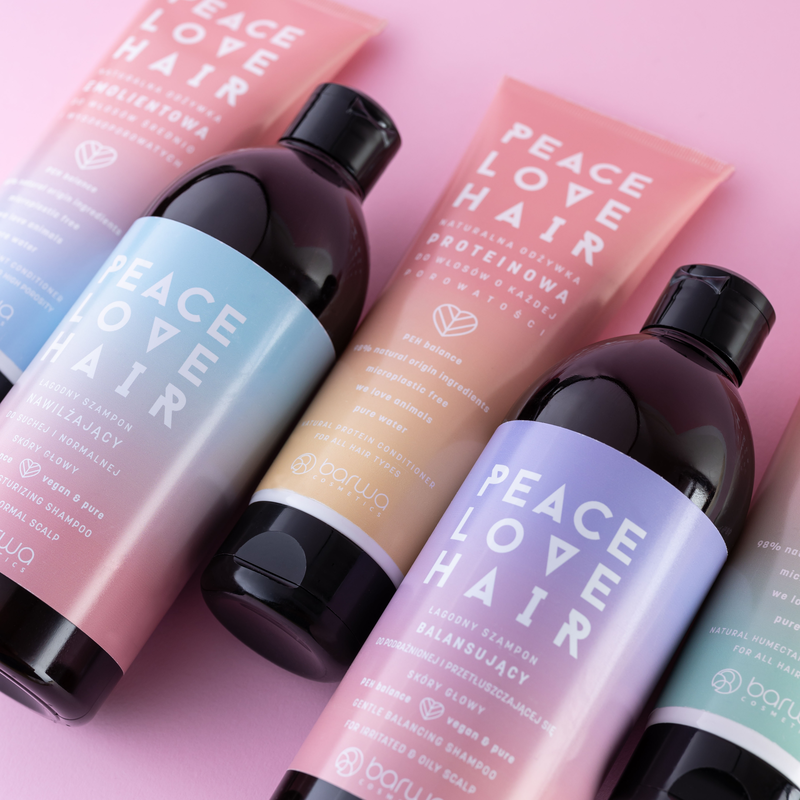 Product image: Peace love hair moisturizing shampoo dry & normal scalp, , medium-null