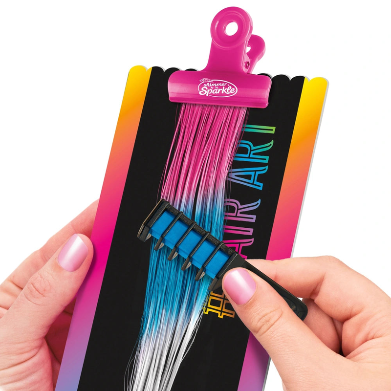 Shimmer n' sparkle colour fx hair extension studio image number null