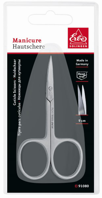 Erbe cuticle scissors pointed and curved, , medium image number null