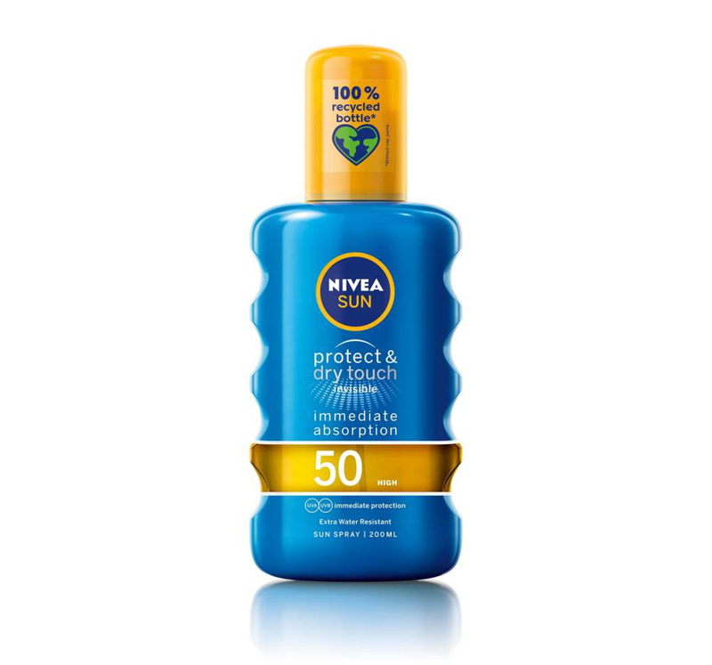 Nivea sun protect & dry touch spray SPF50+ 200ml, , medium image number null