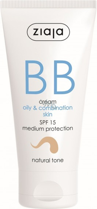 Product image: Ziaja bb cream for oily & combination skin SPF15- natural tone 50ml, , medium-null