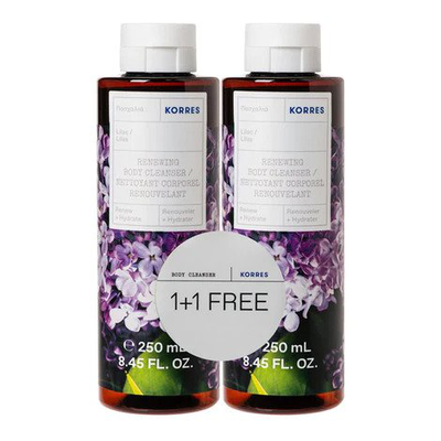 Korres lilac body cleanser 250ml 1+1, , medium