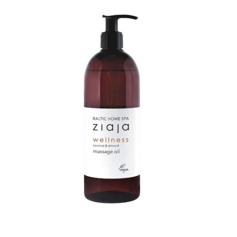 Ziaja wellness coconut almond massage oil 490ml, , medium-null
