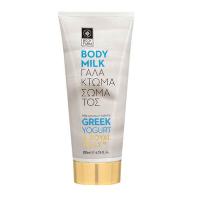Bodyfarm body milk greek yoghurt & royal jelly 200ml, , medium