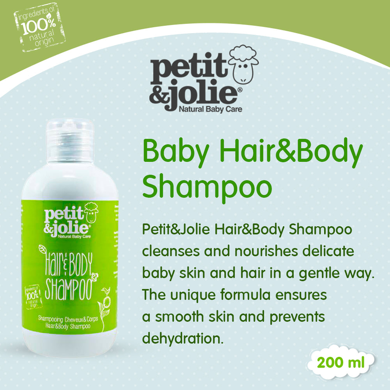 Petit&jolie baby hair & body shampoo, , medium-null