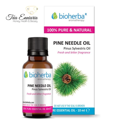 Pine needle pure essential oil 10 ml, bioherba, , medium