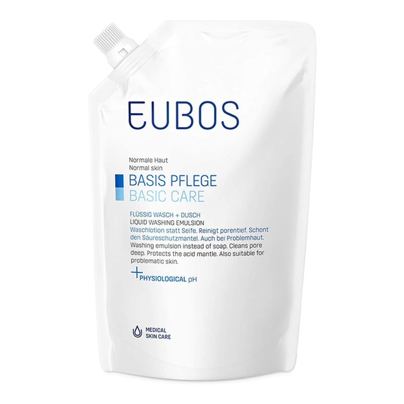 Eubos blue liquid washing emulsion refill 400ml-null