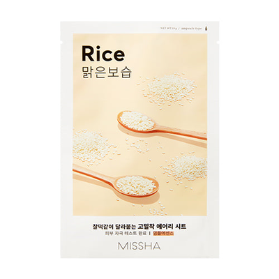 Missha Airy fit sheet mask – rice, , medium