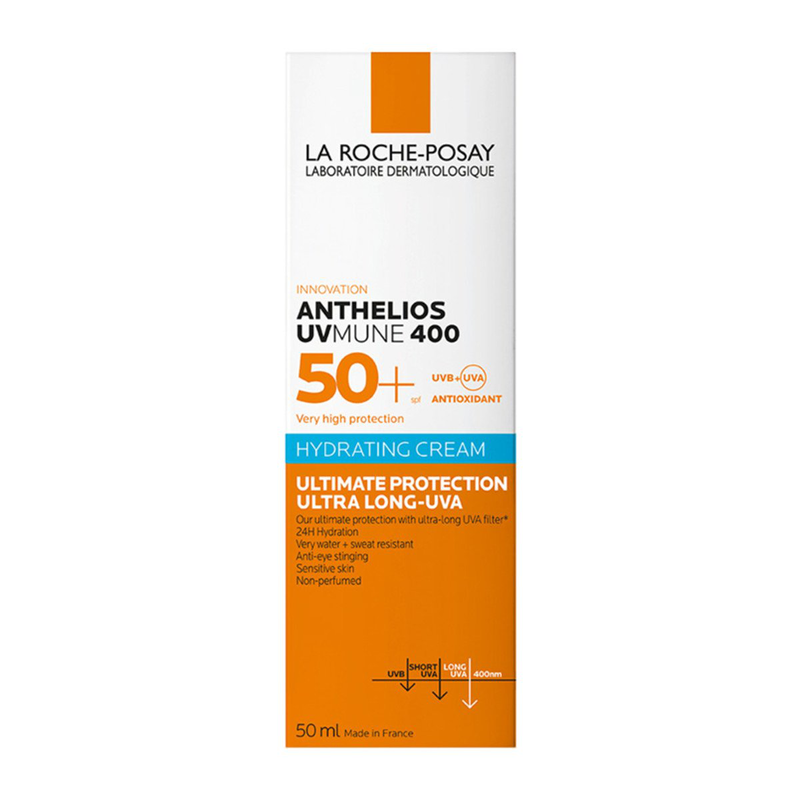 La roche posay anthelios uvmune 400 SPF50+ hydrating cream fragrance free 50ml-null