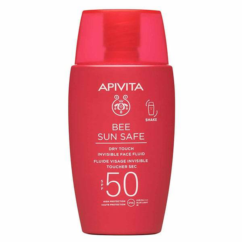 Apivita bee sun safe dry touch invisible face fluid SPF50+ x 50ml, , medium image number null
