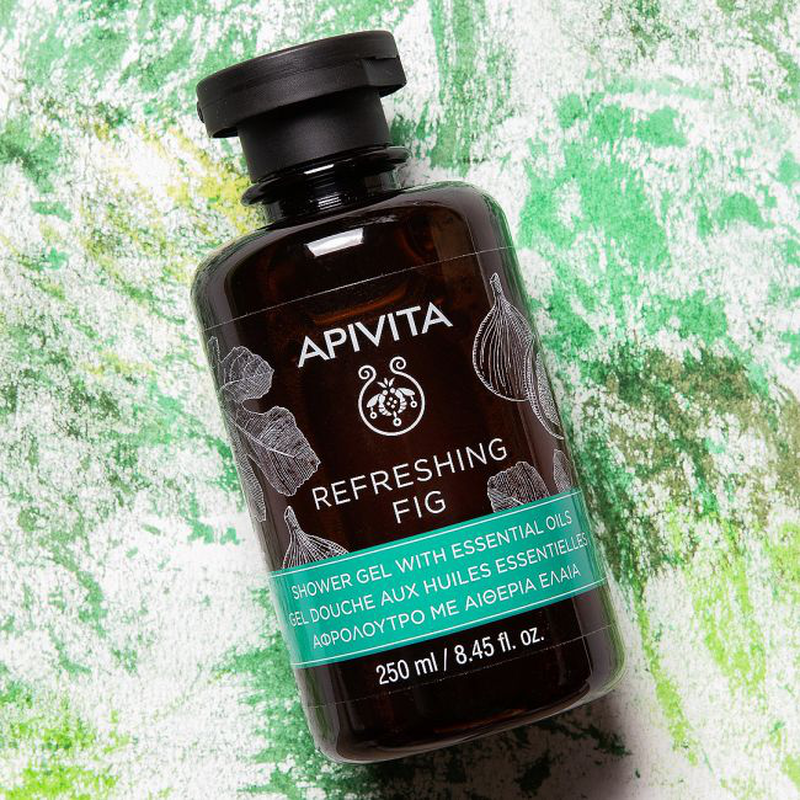 Product image: Apivita refreshing fig shower gel with essential oils x 250ml-null