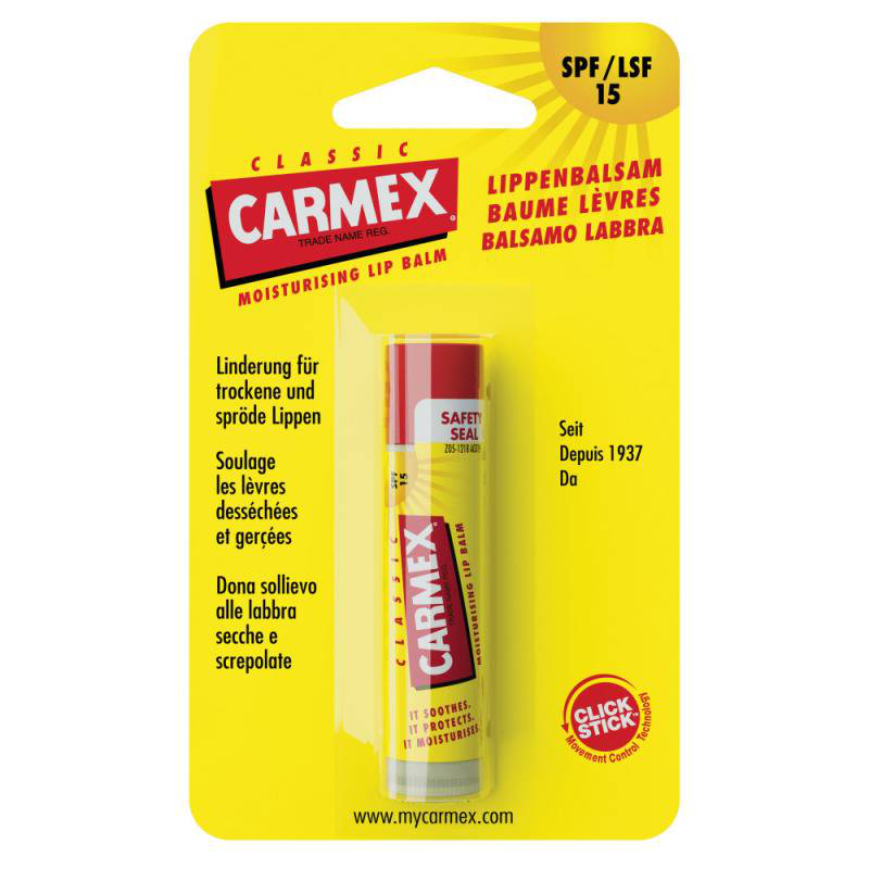 Carmex lip balm classic stick 4.25g-SPF, .-null
