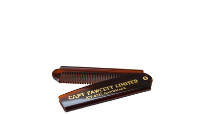 Captain fawcett folding pocket beard comb, , medium