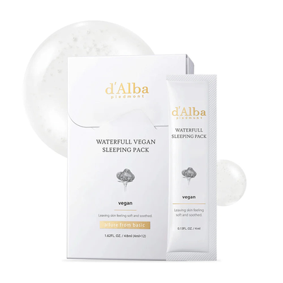 D'alba waterfull vegan sleeping pack 4ml, , medium
