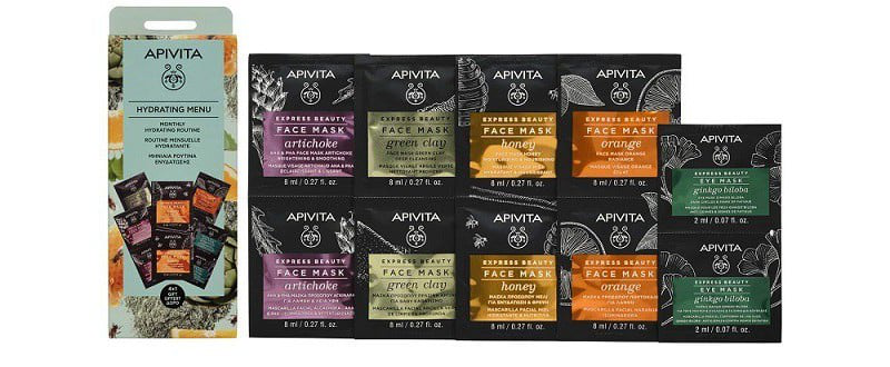 Apivita hydrating menu monthly hydrating routine (4+1 gift offer)-null