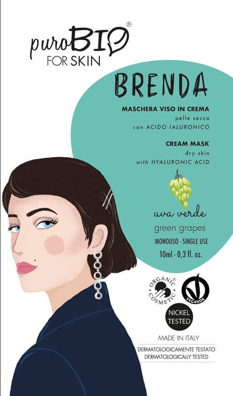 Brenda face mask-dry skin green grapes, , medium image number null