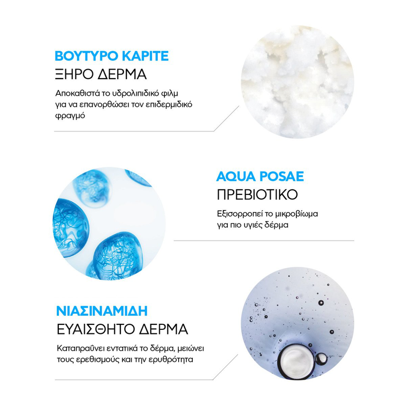La roche-posay lipikar syndet ap+, lipid-replenishing cream wash. Anti-irritation, anti-scratching. For atopic eczema-prone skin bonus pack 400ml-null