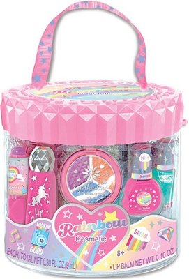 Hot focus rainbow portable cosmetic set 8y+ 043rb, , medium