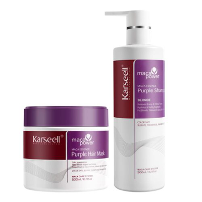 Karseell purple hair mask + purple shampoo