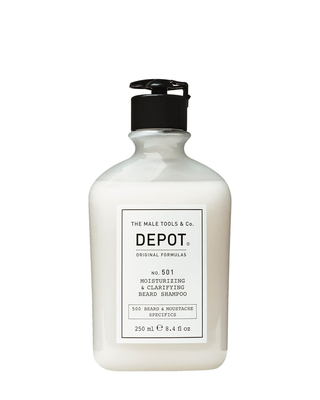 Depot no. 501 moisturizing & clarifying beard shampoo 250ml, , medium
