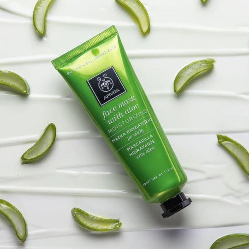Apivita face mask with aloe for moisturizing x 50ml-null