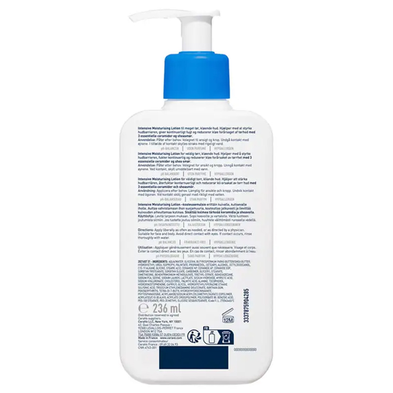 Cerave intensive moisturising lotion &epsilon;&nu;&upsilon;&delta;&alpha;&tau;&iota;&kappa;ή &lambda;&omicron;&sigma;&iota;ό&nu; &sigma;ώ&mu;&alpha;&tau;&omicron;&sigmaf; 236 ml-null