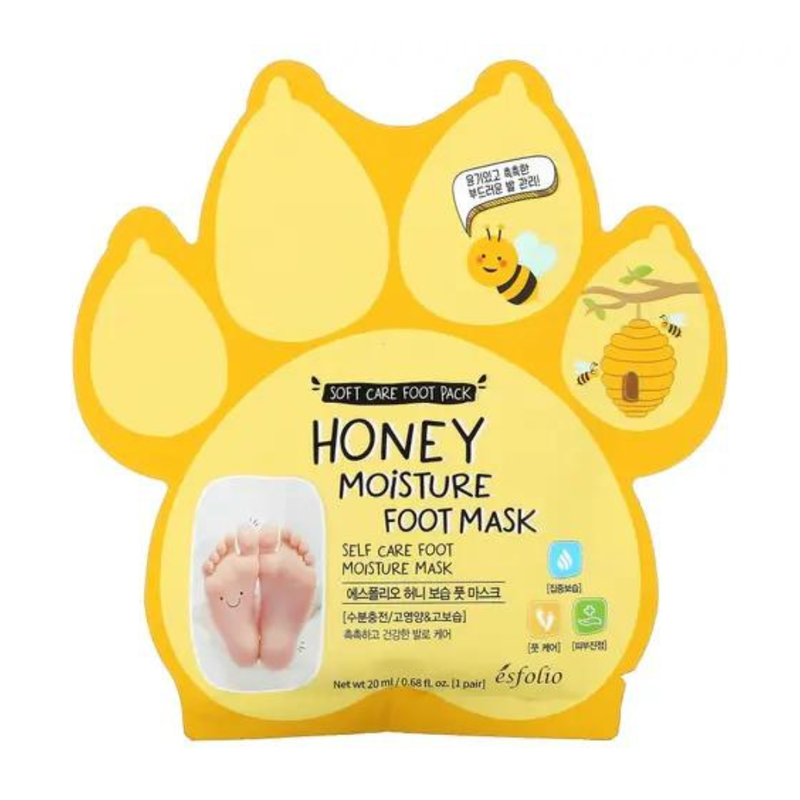 Esfolio honey moisture foot mask 20ml/1 pair, , medium image number null