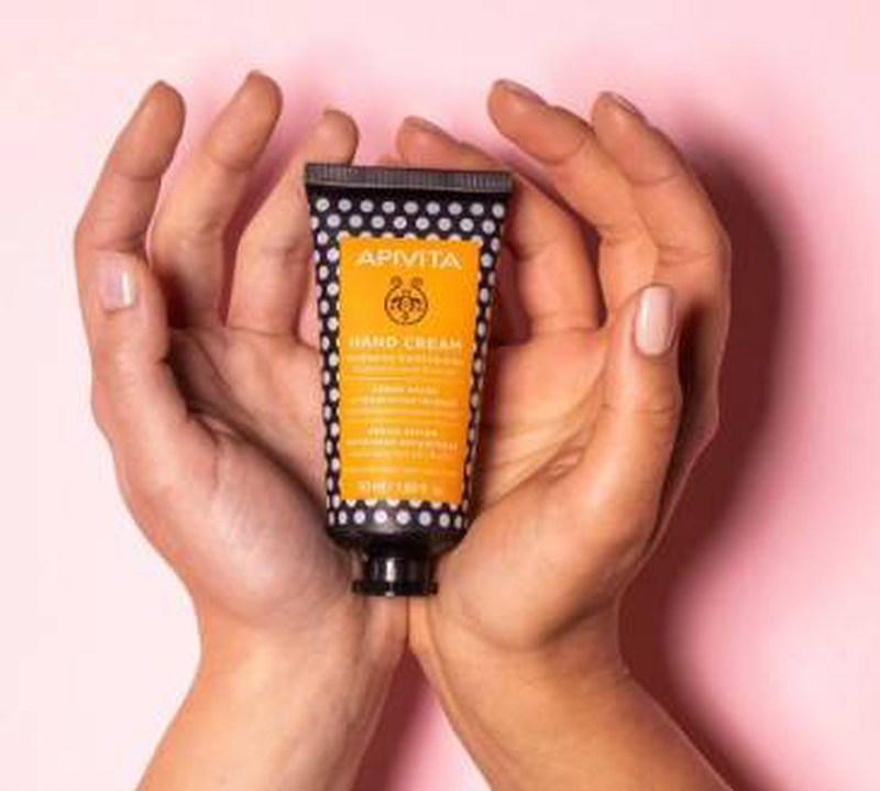 Apivita winter wonders set xmas 24 honey hand cream & lip repair-null