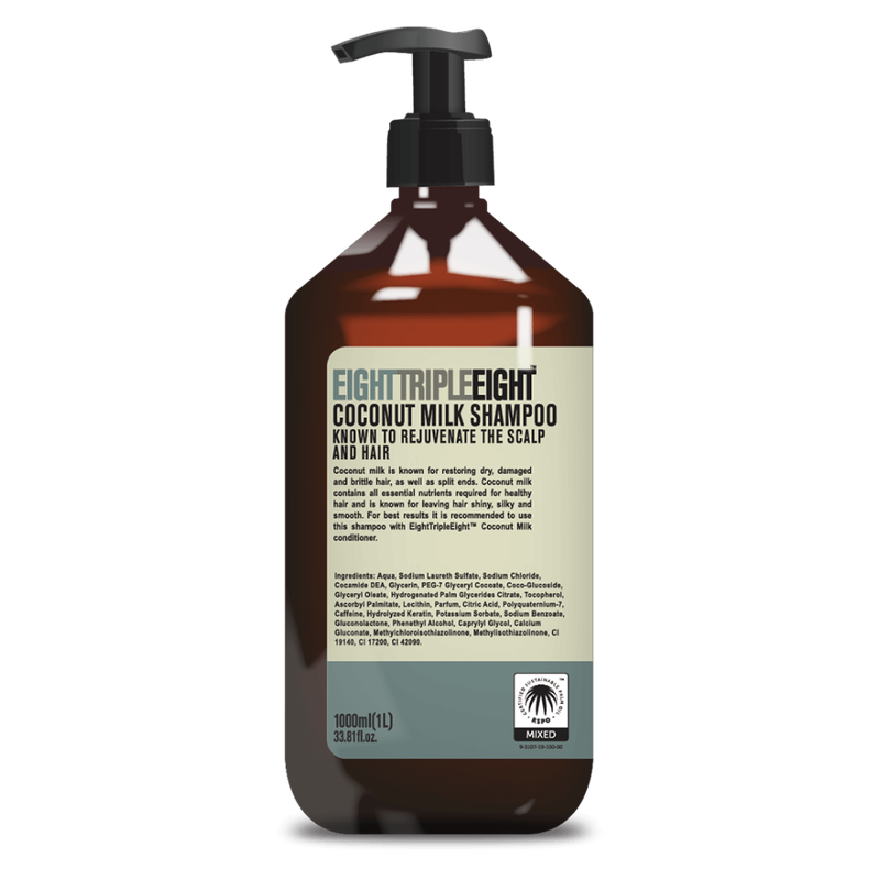 Eighttripleeight coconut milk shampoo 1l, , medium image number null
