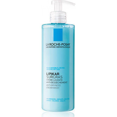 La roche posay lipikar surgras anti-dryness cream wash 400ml, , medium