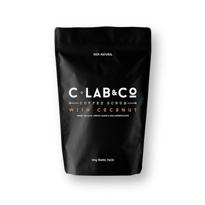 C lab & co coffee & coconut scrub bag 100g-null
