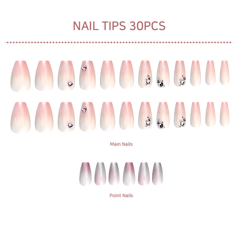 Vavav cherry blossom coffin nail tips, , medium image number null