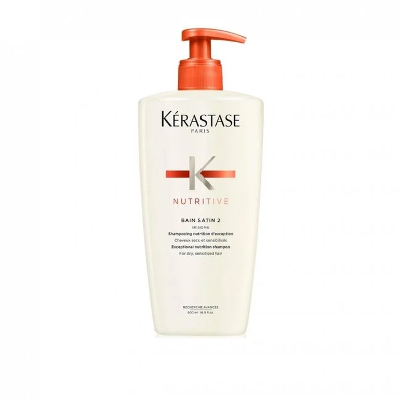 K&eacute;rastase nutritive irisome bain satin 2 shampoo 500ml, , medium-null