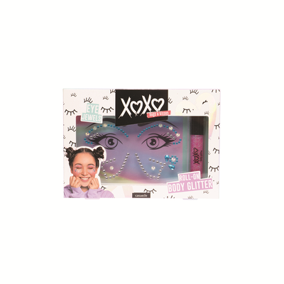 Casuelle xoxo giftset with gemstones and body glitter, , medium