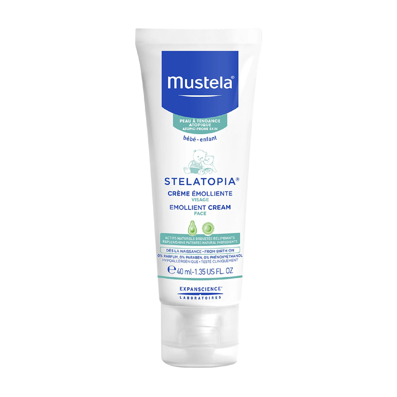 Mustela stelatopia emollient face cream - 40ml image number null