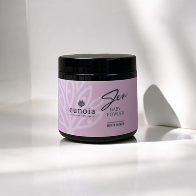 Baby powder-body scrub 250ml