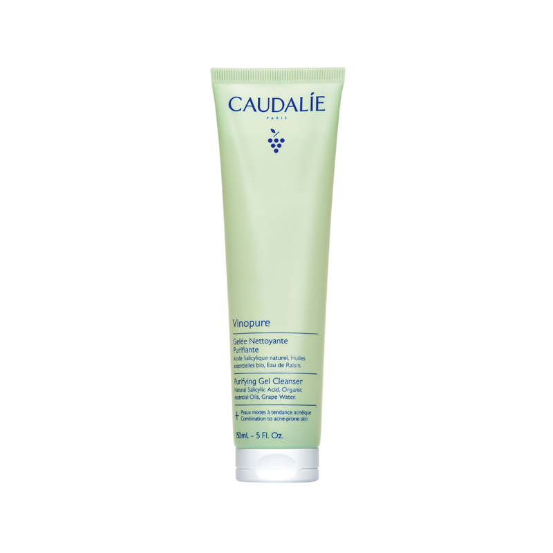 Caudalie promo vinopure blemish control salicylic serum, 30ml & gift vinopure purifying gel cleanser, 150ml, 1set, , medium-null