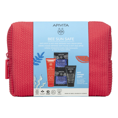 Apivita bee sun safe set &mu;&epsilon; &alpha;&nu;&tau;&eta;&lambda;&iota;&alpha;&kappa;ή &kappa;&rho;έ&mu;&alpha; &pi;&rho;&omicron;&sigma;ώ&pi;&omicron;&upsilon; &kappa;&alpha;&tau;ά &tau;&omega;&nu; &pi;&alpha;&nu;ά&delta;&omega;&nu; & &tau;&omega;&nu; &rho;&upsilon;&tau;ί&delta;&omega;&nu; SPF50 50 ml &kappa;&alpha;&iota; &delta;ώ&rho;&omicron; 1 &mu;ά&sigma;&kappa;&alpha; &pi;&rho;&omicron;&sigma;ώ&pi;&omicron;&upsilon; 2 x 8 ml &kappa;&alpha;&iota; black detox cleansing gel 50 ml, , medium