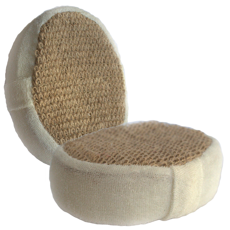 Luxury bath sponge - brown, , medium-null